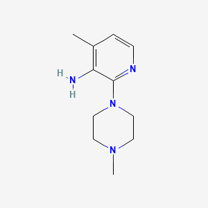 4-Methyl-2-(4-methylpiperazin-1-yl)pyridin-3-amine