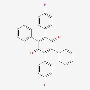 p-Benzoquinone, 2,5-bis(p-fluorophenyl)-3,6-diphenyl-