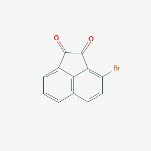 molecular formula C12H5BrO2 B12841346 3-Bromoacenaphthylene-1,2-dione 