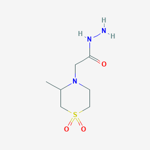 2-(3-Methyl-1,1-dioxidothiomorpholino)acetohydrazide