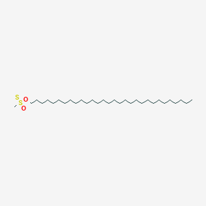 molecular formula C31H64O2S2 B12841383 Methyl-oxo-sulfanylidene-triacontoxy-lambda6-sulfane 