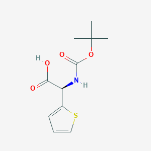 molecular formula C11H15NO4S B1284140 Boc-(R)-2-噻吩基甘氨酸 CAS No. 74562-03-1