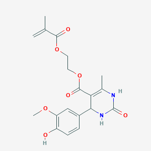 2-(Methacryloyloxy)ethyl 4-(4-hydroxy-3-methoxyphenyl)-6-methyl-2-oxo-1,2,3,4-tetrahydropyrimidine-5-carboxylate