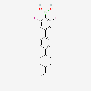 B-[3,5-Difluoro-4'-(trans-4-propylcyclohexyl)[1,1'-biphenyl]-4-yl]boronic acid