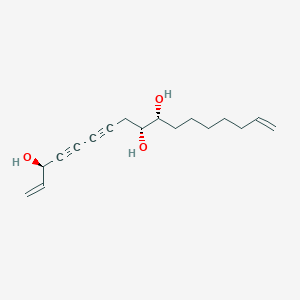 (3R,9R,10R)-Heptadeca-1,16-dien-4,6-diyne-3,9,10-triol