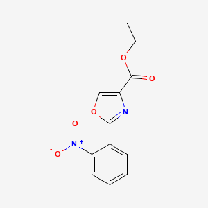 2-(2-Nitro-phenyl)-oxazole-4-carboxylic acid ethyl ester