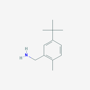 (5-(tert-Butyl)-2-methylphenyl)methanamine