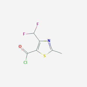 4-(Difluoromethyl)-2-methyl-1,3-thiazole-5-carbonyl chloride