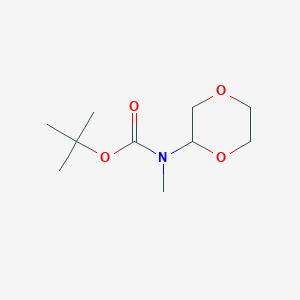 tert-Butyl (1,4-dioxan-2-yl)(methyl)carbamate