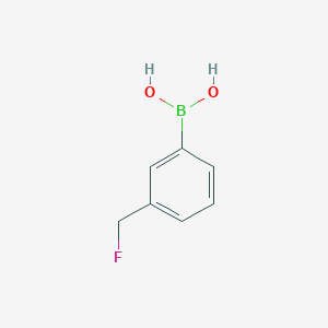 molecular formula C7H8BFO2 B12841600 (3-(Fluoromethyl)phenyl)boronic acid 