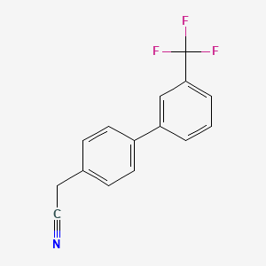 [3'-(Trifluoromethyl)[1,1'-biphenyl]-4-yl] acetonitrile