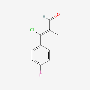 3-Chloro-3-(4-fluorophenyl)methacrylaldehyde