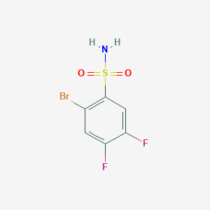 2-Bromo-4,5-difluorobenzenesulfonamide