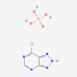 7-Chloro-3H-[1,2,3]triazolo[4,5-d]pyrimidine phosphate