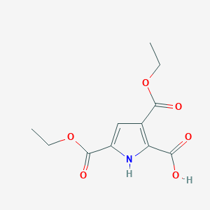 3,5-bis(ethoxycarbonyl)-1H-pyrrole-2-carboxylic acid