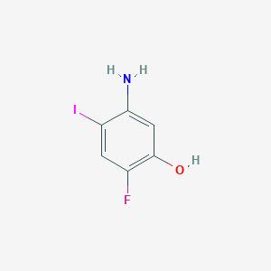 5-Amino-2-fluoro-4-iodophenol