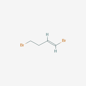 molecular formula C4H6Br2 B12841748 (1E)-1,4-dibromobut-1-ene 