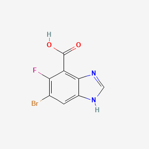 6-Bromo-5-fluoro-1H-benzimidazole-4-carboxylic acid