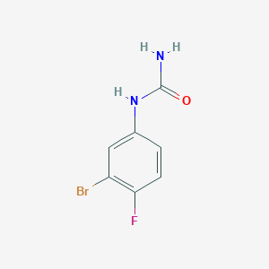 molecular formula C7H6BrFN2O B12841777 3-Bromo-4-fluorophenylurea 