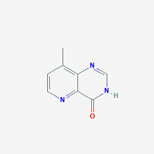 molecular formula C8H7N3O B12841907 8-Methylpyrido[3,2-d]pyrimidin-4(3H)-one 