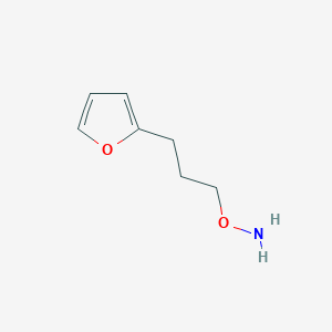 molecular formula C7H11NO2 B1284191 O-[3-(呋喃-2-基)丙基]羟胺 CAS No. 138718-06-6