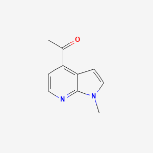 1-(1-Methylpyrrolo[2,3-b]pyridin-4-yl)ethanone