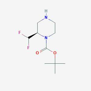 tert-Butyl (R)-2-(difluoromethyl)piperazine-1-carboxylate