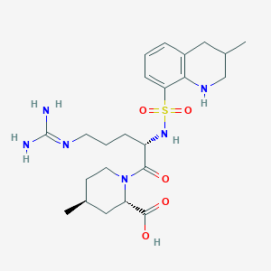 (2S,4S)-4-Methyl-1-(((3-methyl-1,2,3,4-tetrahydroquinolin-8-yl)sulfonyl)-L-arginyl)piperidine-2-carboxylic acid