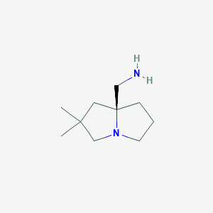 (S)-(2,2-Dimethyltetrahydro-1H-pyrrolizin-7a(5H)-yl)methanamine