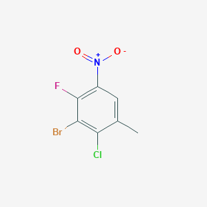 3-Bromo-2-chloro-4-fluoro-5-nitrotoluene