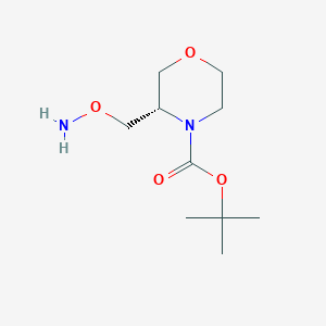 tert-Butyl (3S)-3-[(aminooxy)methyl]morpholine-4-carboxylate