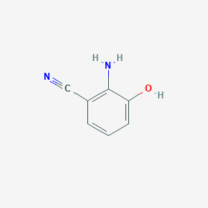 molecular formula C7H6N2O B1284206 2-氨基-3-羟基苯甲腈 CAS No. 211172-52-0