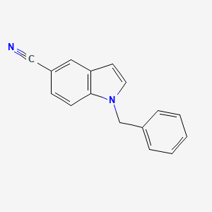 molecular formula C16H12N2 B1284207 1-苄基-1H-吲哚-5-腈 CAS No. 80531-13-1