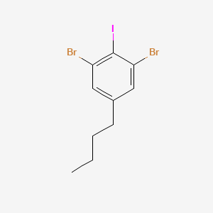 2,6-Dibromo-4-n-butyliodobenzene