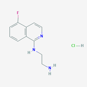 n-(2-Aminoethyl)-5-fluoroisoquinolin-1-amine hydrochloride