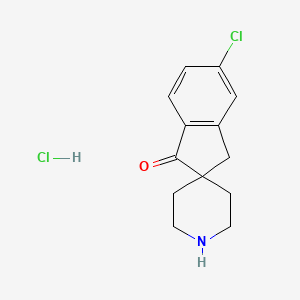 5-Chlorospiro[indene-2,4'-piperidin]-1(3H)-one hydrochloride