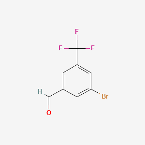 molecular formula C8H4BrF3O B1284209 3-溴-5-(三氟甲基)苯甲醛 CAS No. 477535-41-4