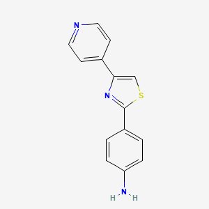 2-(4-Aminophenyl)-4-(4-pyridyl)thiazole