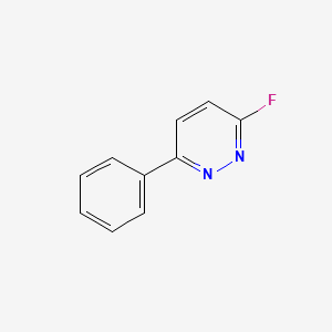 molecular formula C10H7FN2 B12842126 3-Fluoro-6-phenylpyridazine 