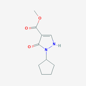 Methyl 1-cyclopentyl-5-hydroxy-1H-pyrazole-4-carboxylate