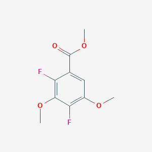 molecular formula C10H10F2O4 B12842179 Methyl 2,4-difluoro-3,5-dimethoxybenzoate 