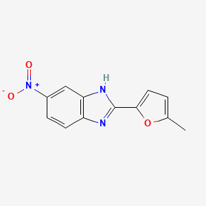 2-(5-Methylfuran-2-yl)-5-nitro-1H-benzo[d]imidazole