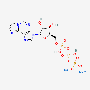 Sodium ((2R,3S,4R,5R)-3,4-dihydroxy-5-(3H-imidazo[2,1-i]purin-3-yl)tetrahydrofuran-2-yl)methyl dihydrogen triphosphate