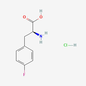B1284225 (S)-2-Amino-3-(4-fluorophenyl)propanoic acid hydrochloride CAS No. 64231-54-5