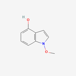 molecular formula C9H9NO2 B12842251 1-Methoxy-1h-indol-4-ol 