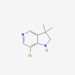 7-Bromo-3,3-dimethyl-2,3-dihydro-1H-pyrrolo[3,2-c]pyridine