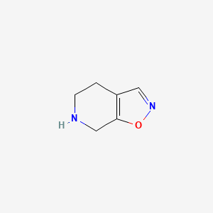 molecular formula C6H8N2O B12842264 4,5,6,7-Tetrahydroisoxazolo[5,4-c]pyridine 