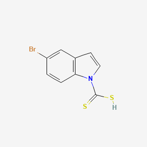 5-bromo-1H-indole-1-carbodithioic acid