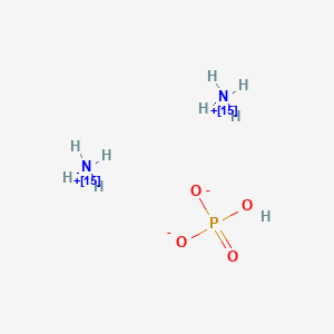 molecular formula H9N2O4P B1284232 磷酸二氢铵-15N2 CAS No. 287488-13-5