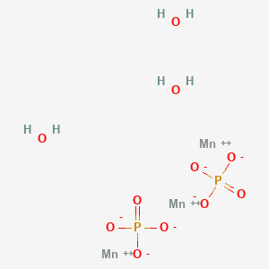 molecular formula H6Mn3O11P2 B12842328 Reddingite (Mn3(PO4)2.3H2O) CAS No. 1319-14-8